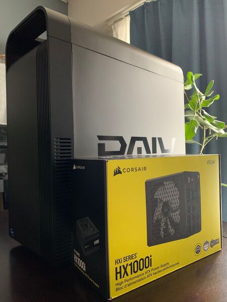 新型 DAIV ケース + Corsair HX1000i ATX3.1 PCIe5.1準拠 1000W電源