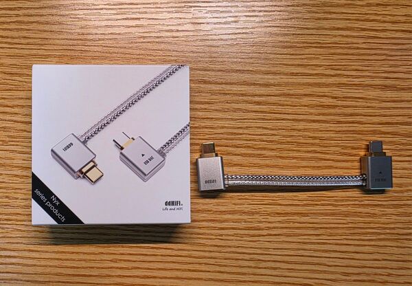 DD ddHiFi TC09L USB-C to USB-C L字OTGケーブル