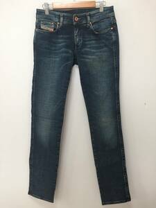  free shipping pants bottoms Diesel diesel bottoms jeans ji- bread blue indigo strut Italy made size 28 good-looking 