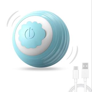 猫ボール 猫用おもちゃ 自動方向変換 シリコン素材 ペット用品 USB