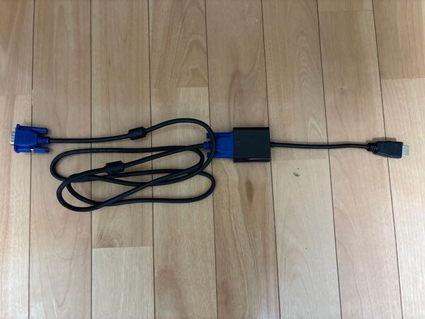 VGA15ピン オスオス1.5m、VGA15ピンto HDMI変換ケーブルセット