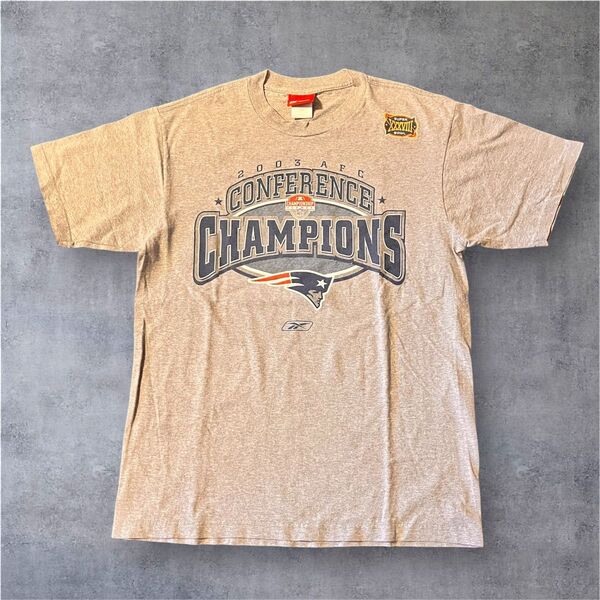 00s US古着 Reebok NFL アメリカンフットボール 記念Tシャツ プリントTシャツ アメリカ古着