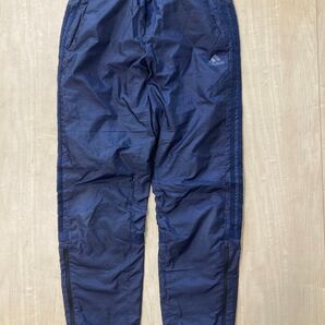 アディダス adidas ウインドブレーカーズボン 紺色 ネイビー 裏フリース素材