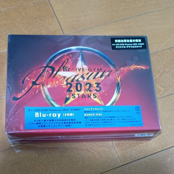 B'z LIVE-GYM Pleasure 2023 -STARS- Blu-ray 初回限定盤 中古 美品 ブルーレイ2枚組