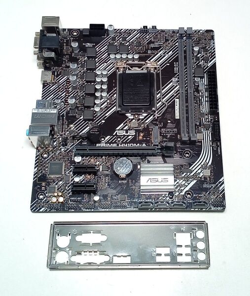 ASUS PRIME H410M-A LGA1200 BIOS最新1802 MicroATXマザーボード 動作品 送料無料