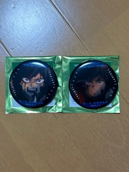 鬼滅の刃 劇場版 無限城編 第一章 ものがたる眼差し A 缶バッジ 冨岡義勇 2点セット