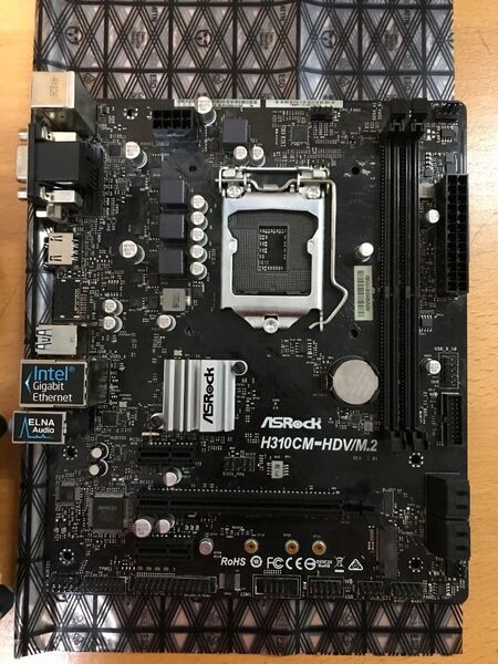 【BIOS更新/動作確認済み】【LGA1151】【Intel第8/9世代CPU】ASRock H310CM-HDV/M.2