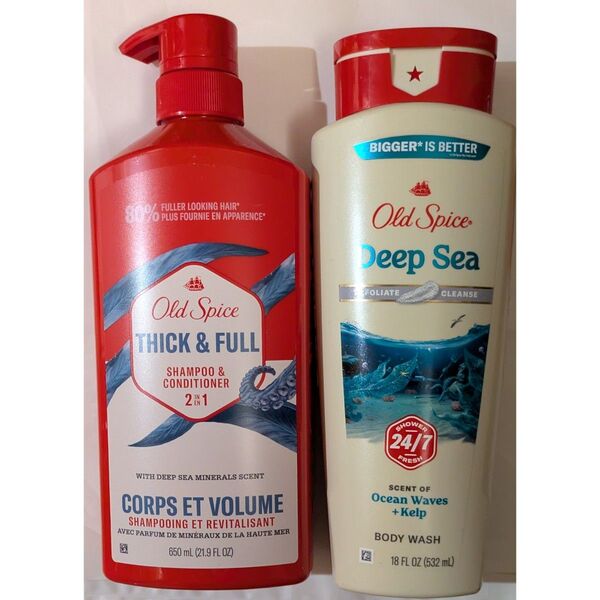Old Spice オールドスパイス ディープシー ボディソープ 2in1シャンプー&コンディショナー