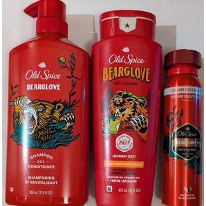 オールドスパイス Old Spice ベアグローブ ボディソープ 2in1シャンプーコンディショナー デオドラントスプレー