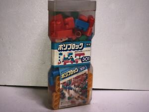  new goods unopened 1970 1980 period that time thing Gakken poly- block block block old former times Showa Retro vintage ( Lego LEGO )