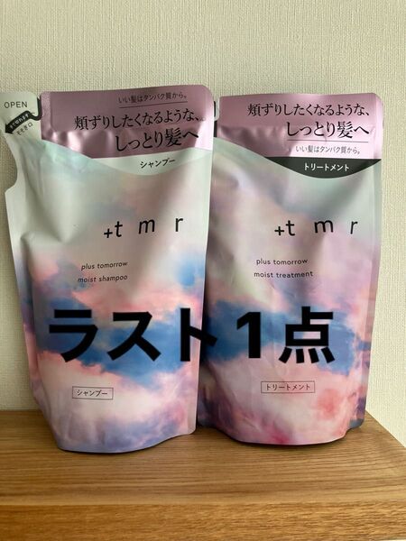 ラスト1点 2個セット finetoday プラストゥモロー モイスト シャンプー トリートメント 詰め替え 400ml