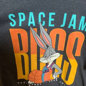 SPACE JAM バックスバニー 半袖Tシャツ 古着 グレー L