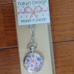 フィールドワーク TOKYOキーチェーンウォッチ ピンク 懐中時計 未開封 日本製