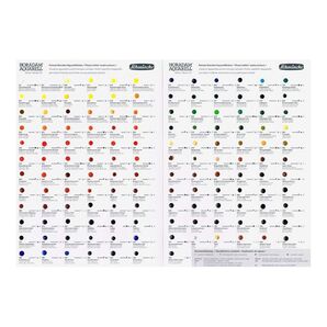 新品 シュミンケ ホラダム透明水彩絵具 140色ドットカード