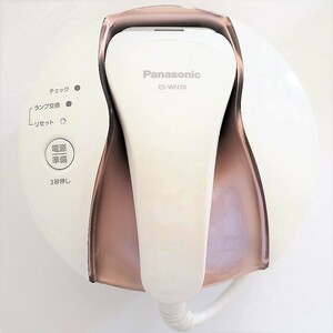 【美品】Panasonic パナソニック 光美容器 光エステ ボディ用 ES-WH70 ピンクゴールド調 美容器具 説明書付き 動作確認済み 2013年製