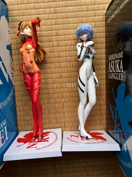 エヴァ新劇場版プレミアムフィギュアvol2セット 綾波レイ アスカ フィギュア エヴァンゲリオン