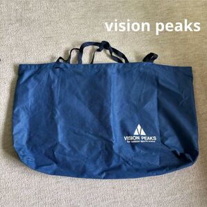 e24【vision peaks】【アウトドア】【大きめ】トートバック ブルー系 キャンプ お出かけ トート
