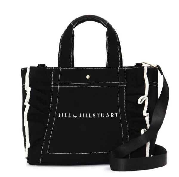 JILL by JILLSTUART フリルトート 大 ブラック