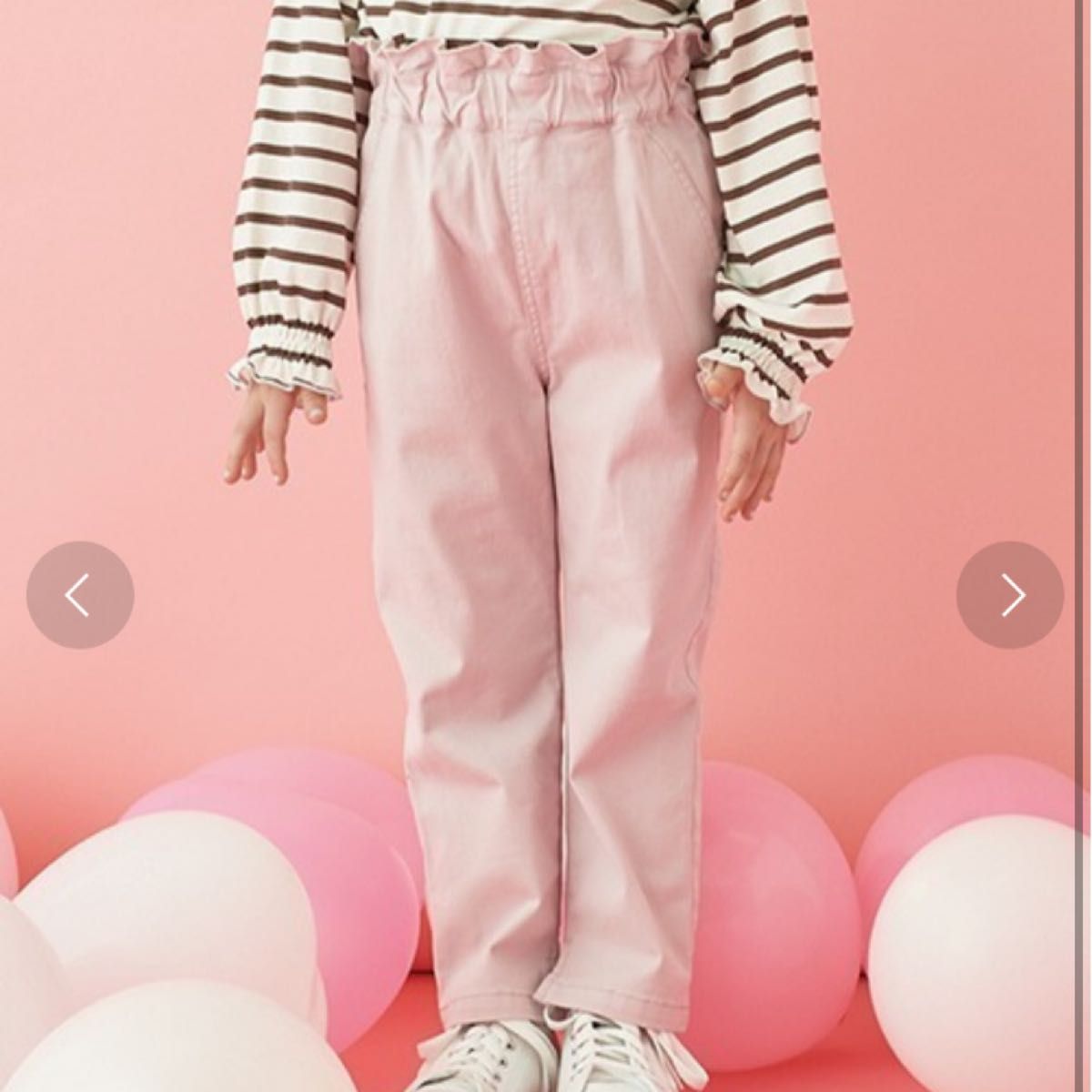 デニム　パンツ ボトムス　110サイズ　ピンク　petit Main 新品　女の子