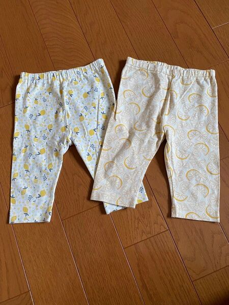 ユニクロ UNIQLO 七分丈 キッズ 子供服 ズボン レギンス 90サイズ