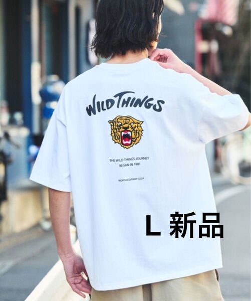 出品ハッピー1価格【新品】L 白 ワイルドシングス Tシャツ WILD THINGS