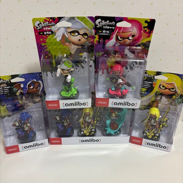 新品未開封 amiibo スプラトゥーン フィギュア セット