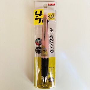 ジェットストリーム 4&1 0.38 ベビーピンク 4色ボールペン シャープペン