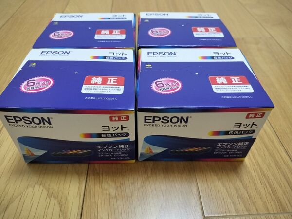 EPSON エプソン 純正インクカートリッジ4個ヨット YTH-6CL 6色セット 対応機種EP-10VA / EP-30VA