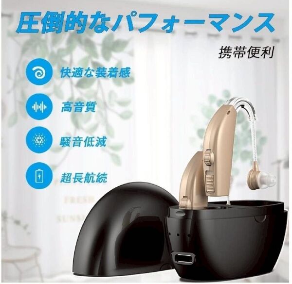 集音器 USB充電式 高齢者集音器 両耳対応 音量調節可 集音器イヤホン 高齢者プレゼント 高音質 簡単操作