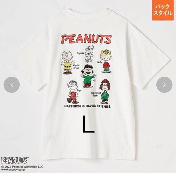 L スヌーピー Tシャツ アベイル レディース