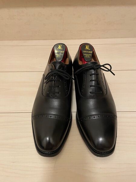 スコッチグレイン scotch grain 24 EEE ブラック 匠 HA-0526 パンチドキャップドゥ