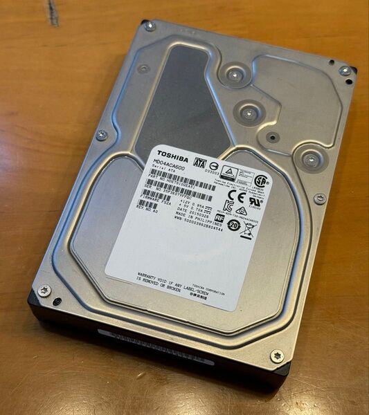 TOSHIBA SATA 6TB HDD MD04ACA800