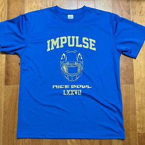 社会人 Xリーグ アメフト アメリカンフットボール ライスボウル Panasonic インパルス IMPULSE LL Tシャツ