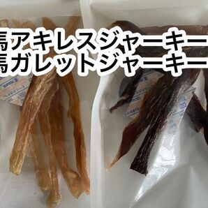 お試し 熊本馬アキレス+熊本馬ガレットジャーキー 硬いオヤツ