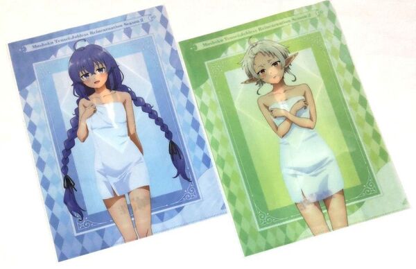 無職転生Ⅱ DMM スクラッチ A4クリアファイル ロキシー・ミグルディア シルフィエット
