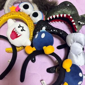 USJ カチューシャ まとめ売り テレサ ボムへい ヨッシー 恐竜 スヌーピー キティちゃん セサム