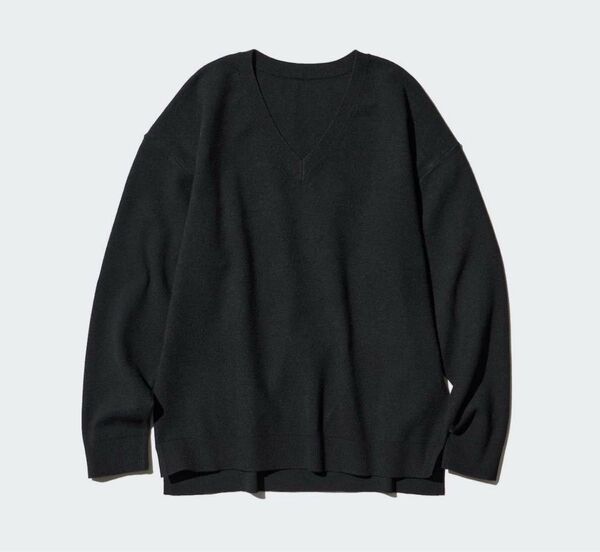 【完売品】ウォッシャブルミラノリブニットVネックセーター