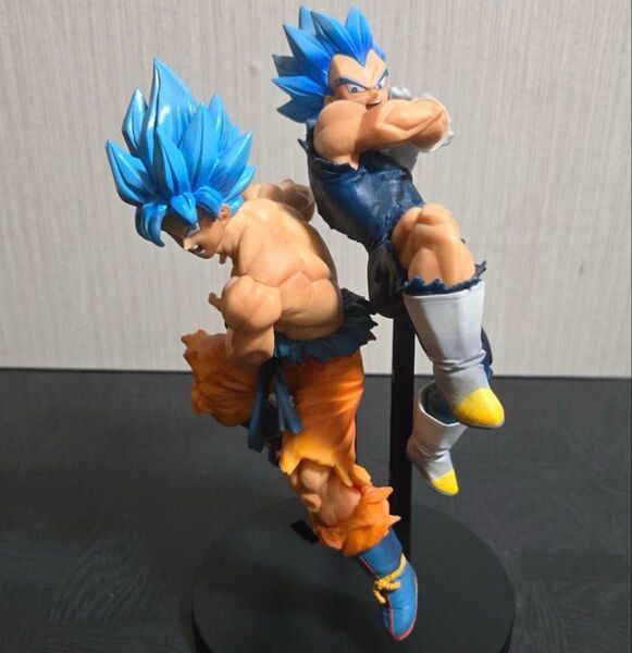 ドラゴンボール 孫悟空 ベジータ フィギュア Tag Fighters セット タッグファイターズ 超サイヤ人ゴッド ブルー