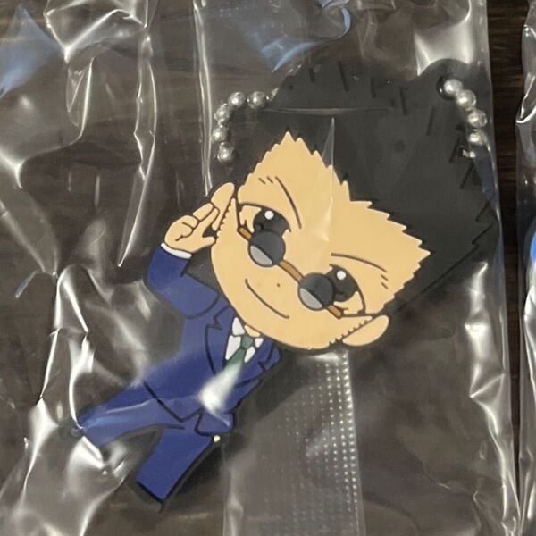HUNTER×HUNTER ハンターハンター ラバーストラップ カプセルラバーマスコット レオリオ