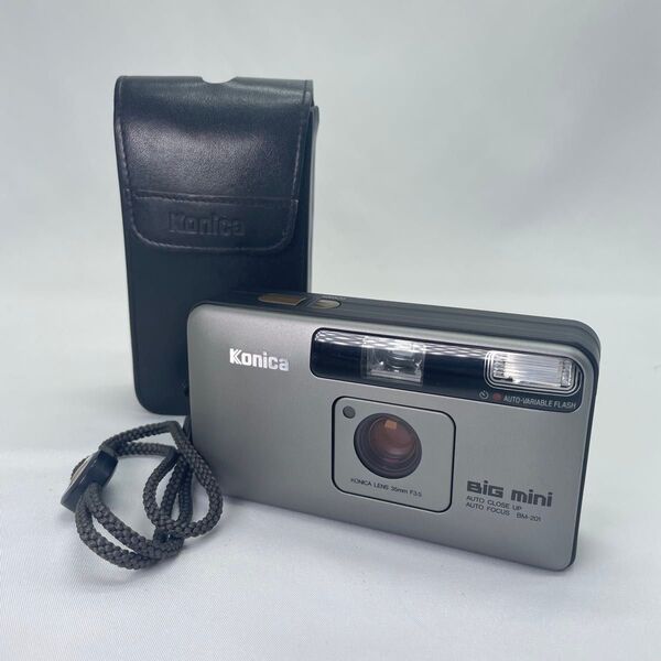 【動作OK】 Konica big mini BM-201 コニカ ビッグミニ フィルムカメラ ※K059