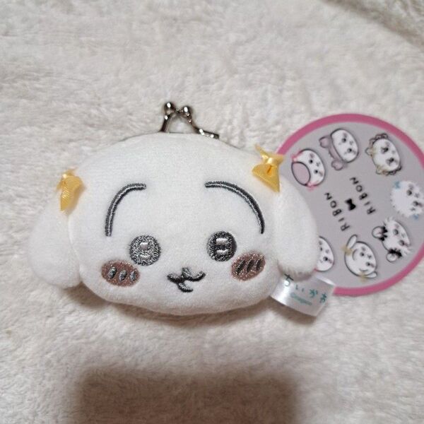 ちいかわ ミニがまぐち リボン うさぎ