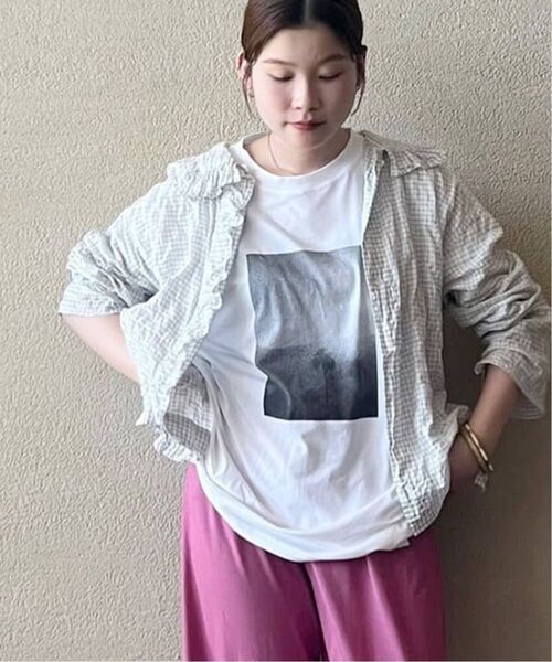 journal standard luxe 《追加》シャーリングローン フリルブラウス