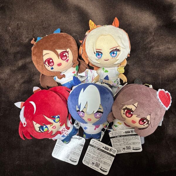 ウマ娘 プリティーダービー ぬいぐるみマスコット ペインタースタイル〜5個セット!