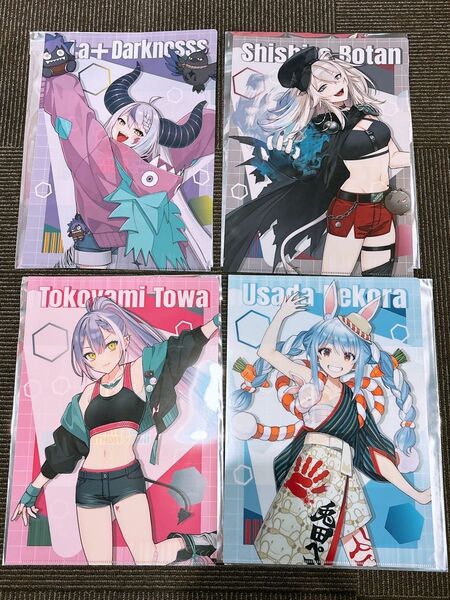 ストリートファイター6×ホロライブ クリアファイル 4種セット