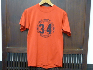 USA古着　Tシャツ FRUIT OF THE LOOM S DESIGN 赤 レッド 90s バスケット ナンバリング