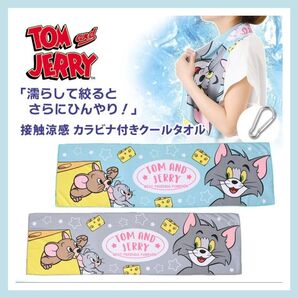 TOM and JERRY 接触冷感クールタオル 2個セット