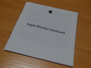 【即決/送料込み】Apple Wireless Keyboard JIS キーボード A1314 取扱説明書