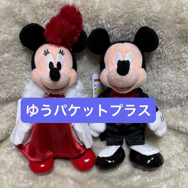 ディズニーシー ビッグバンドビート ぬいぐるみバッジ ミッキー ミニー セット