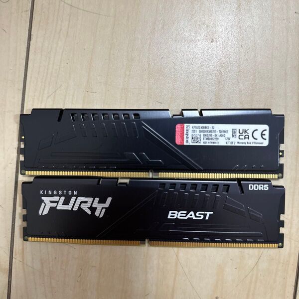 Kingston FURY Beast DDR5 32GB (16GBx2) KF552C40BBK2-32