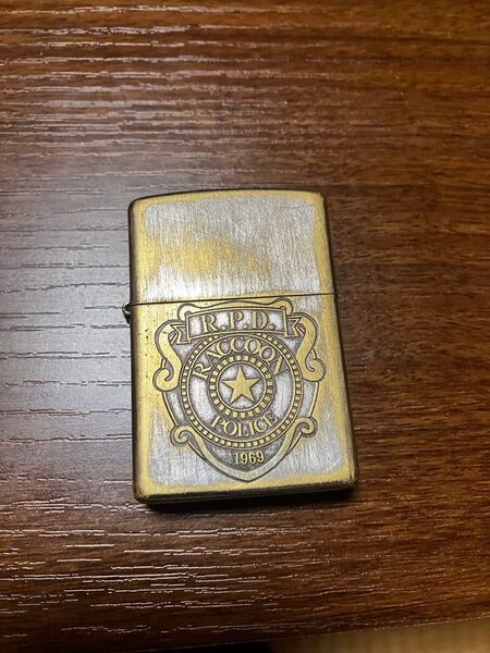 zippo バイオハザード R.P.D POLICE ゴールド ダメージ加工品